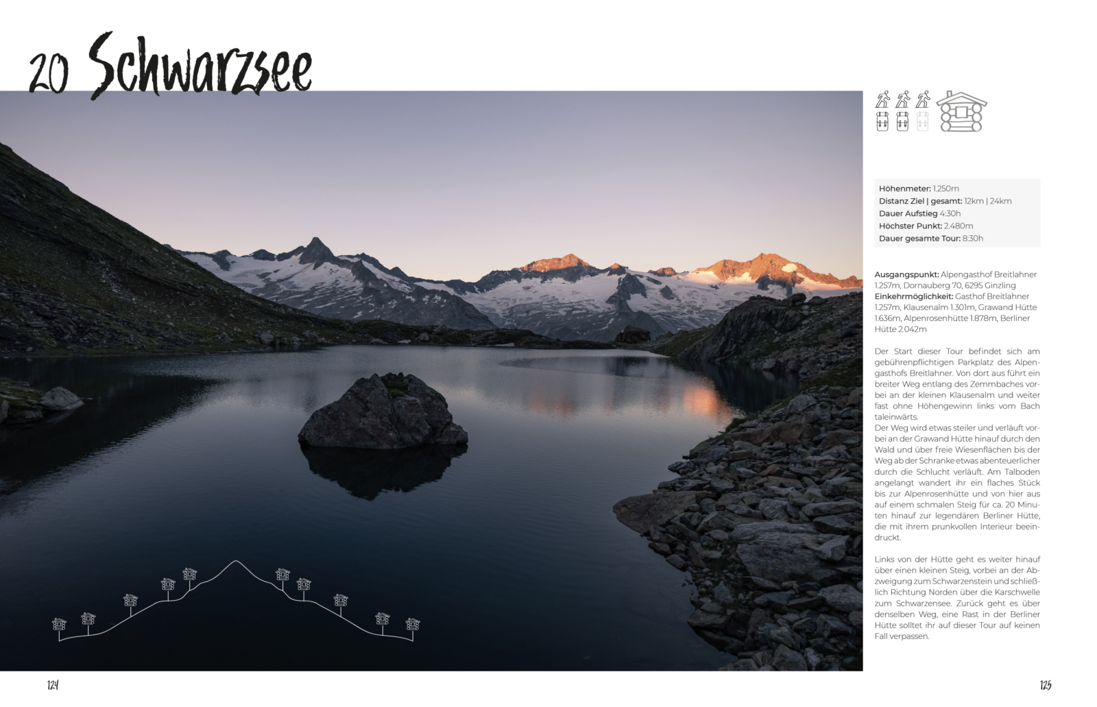 Einblick in den Wanderguide Bergmomente Zillertal