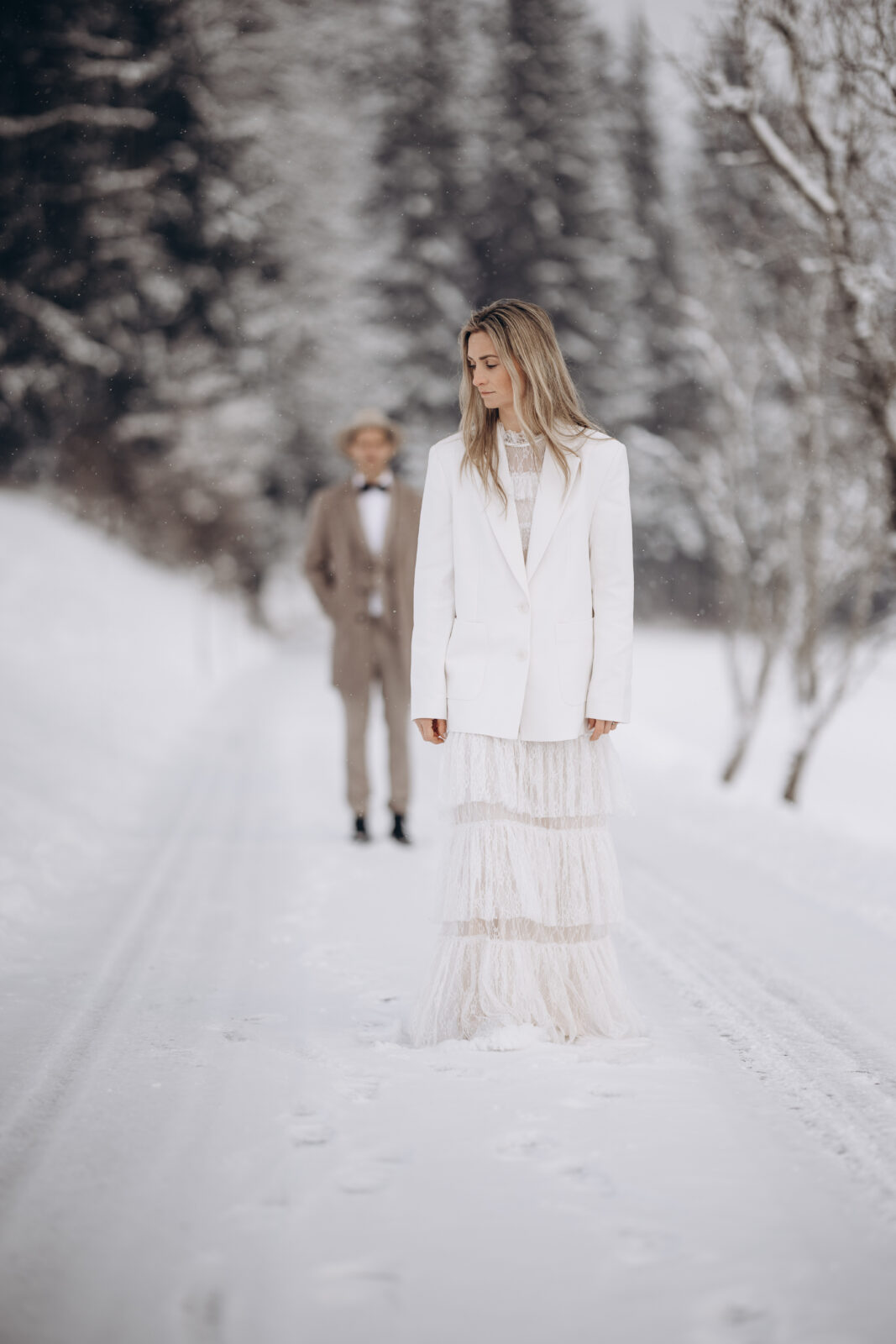 Winterhochzeit im Schnee