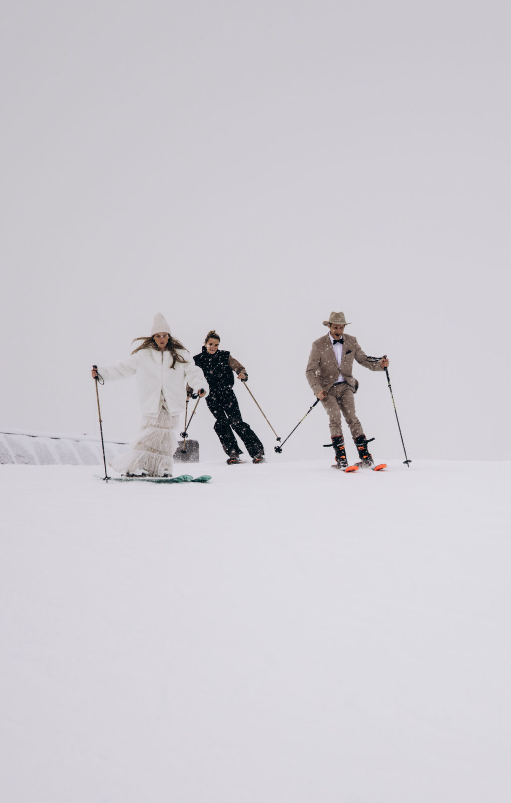 Winterhochzeit im Schnee